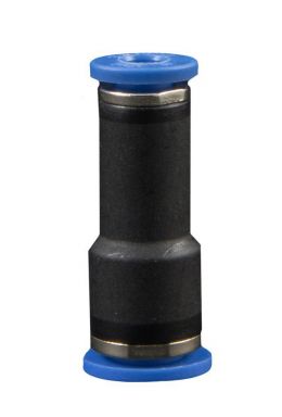 F-200-4 - Black/Black 1/4 to 5/32 Tube Quick Connect Fitting