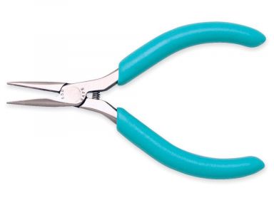 L4VN - Plier, Subminiature Needle Nose, Fine Point, Serrated Jaws, 4"
