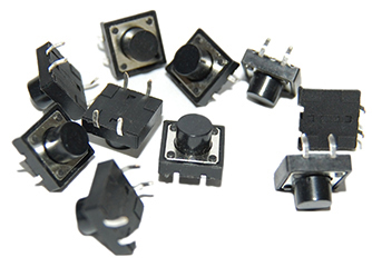 LS-00002 - Push Button Switch - 12mm, Pkg/10