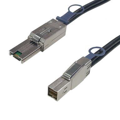 External Mini-Sas (SFF-8088) to HD Mini-Sas (SFF-8644) 6G cable - 28 awg - 0.5M