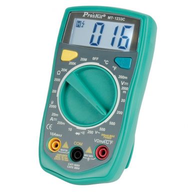 Multimeter, Digital, 3 1/2