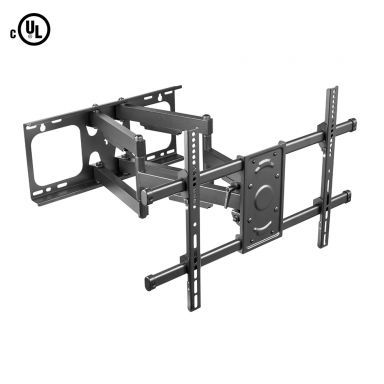 Full Motion Mount TV Wallmount Bracket for Flat and Curved LCD/LEDS - Fits Sizes 37-70"