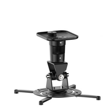 Projector Wall/Ceiling Mount,4 Arm Tilt & Rotate Adjustable Length 220 mm Black