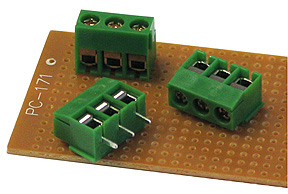 PA03-10 - PCB Terminal Block - 3 position, Pkg/10