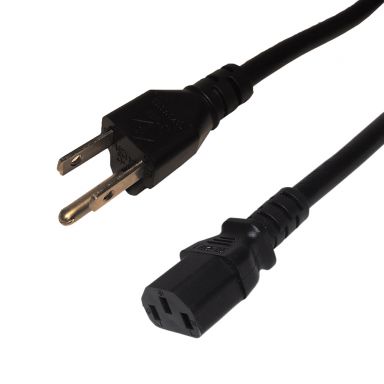 JIS 8303 (Japan) to IEC C13 -Vctf 1.25 (12A 125V) Powercord