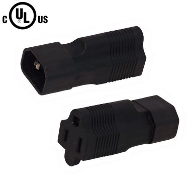 C14 To 5-15R Power Adapter