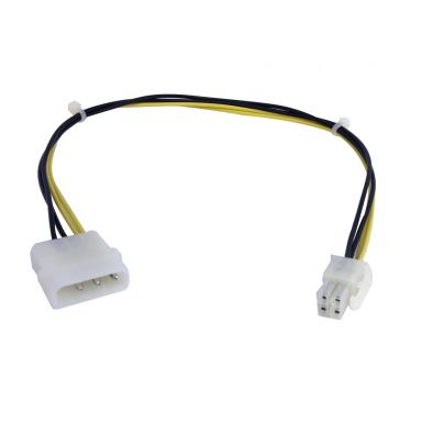 15 Inch LP4 Male to ATX 4 PinFemale Internal Power Cable