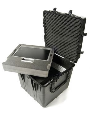 0370NF, 24" Cube Case (No foam) BLACK, 24" x 24" x 24"