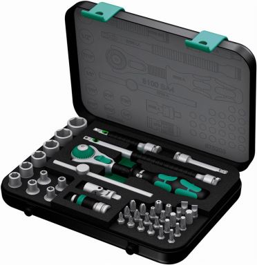 003535 Zyklop Ratchet 1/4 in. Drive Set 41Pc Imperial 8100 Sa4