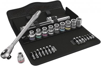004080 25 Piece Ratchet Set Push-Through Square, Imperial 8100 Sc 10 Zyklop Metal Ratchet Set, Imper