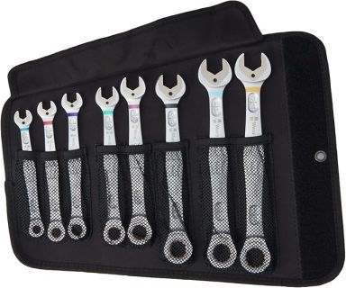 6000 Joker 8 Imperial Set 1 Ratcheting combination wrenches set, Imperial, 8 pieces