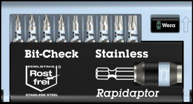 071110 Stainless Bit Set 9Pc (Ph/Pz/Tx) Bc 10/9