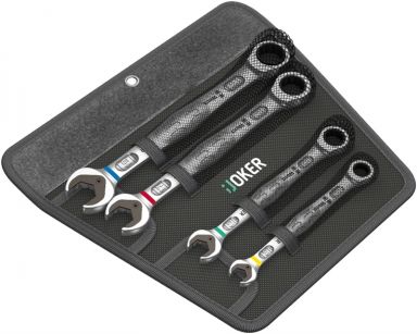 6000 Joker 4 Imperial Set 1 Ratcheting combination wrenches set, Imperial, 4pieces