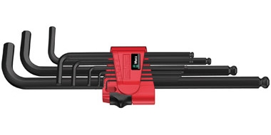 950/9 Hex-Plus 6 L-Key set, Metric, Blacklaser, 9 pieces