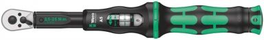 Wera 075604 Torque Wrench 2.5-25 Nm / 1 - 18 lbf-ft Reversible Ratchet 1/4" Drive
