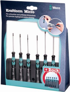 118156 Micro Screwdriver Set 6Pc (Ball-Hex) 2052/6