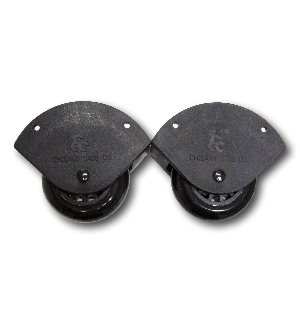 Black, 3 In. In-Line Wheel Kit