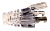 Strain Relief for Cat 6, Clear, Bag of 50