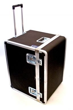 1018HWF GUARDSMAN ATA 300 SHIPPING CASE WITH WHEELS AND TELESCOPING HANDLE FOAM LAYERS COLOR BLACK