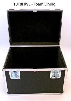 1018HWL GUARDSMAN ATA 300 SHIPPING CASE WITH WHEELS AND TELESCOPING HANDLE FOAM LINER COLOR BLACK