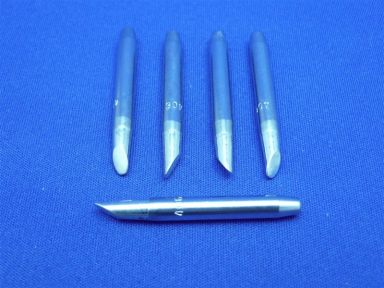 Single Sided Chisel Tips, Dimensions = 3.30mm (0.013") for PS-90 soldering irons - Pkg of 5