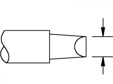 1/8 90 Degree Chisel TD-100 Soldering tip
