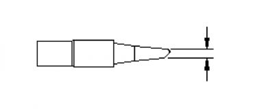 Angled Chisel 1.33mm TD-100 Soldering tip
