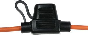 Water Resistant In-Line Fuse Holder 16 AWG 15A