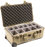 1510NF, Carry-On Case (No foam) DESERT TAN, 19.75" x 11.00" x 7.60"