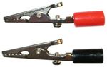 10A Insulated Alligator Clips (1 Pair)