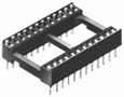 Dip Socket.  Dual leaf, .300in spacing 16 pins