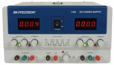 Triple Output Power Supply (2)0-60V, 0-2A/(1)4-6.5V, 4A