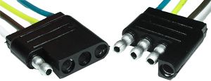 16 AWG 12" 4 Pin Trailer Connector