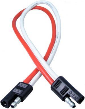 10 AWG 12" 2 Pin Trailer Connector