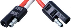 12 AWG 12" 2 Pin Trailer Connector