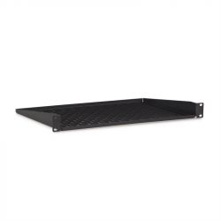 1U 12 inch Vented Component Shelf