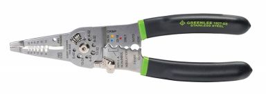 Stainless Steel 7.5" Wire Stripper/Cutter/Crimper