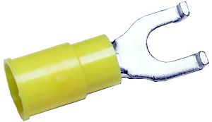 12-10 AWG #6 Flanged Spade Connectors