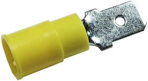 12-10 AWG .250 Vinyl Male Quick Connectors