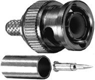 Crimp BNC Plug RG6/U