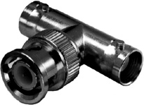 BNC T Plug-2 Jacks