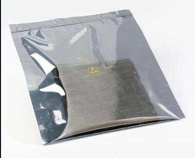 Static Shield Bag, 2110R Series Metal-Out Zip, 11X15, 100 EA