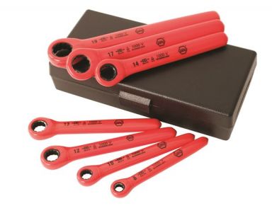 Insulated Metric Ratchet Wrench 7 Pc Set