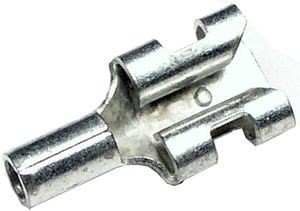 22-18 AWG .250 Non-Insulated Butted Female Quick Connectors