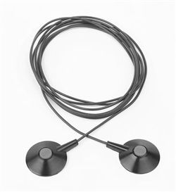Table Mat Interconnect Cord, 100mm Studs, No Resistor, 10'