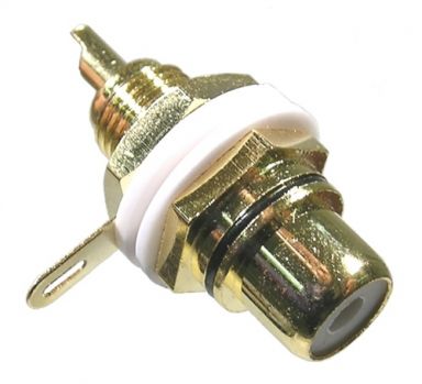 Gold RCA Jack Black Front H