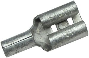 16-14 AWG .205 Non-Insulated Butted Female Quick Connectors