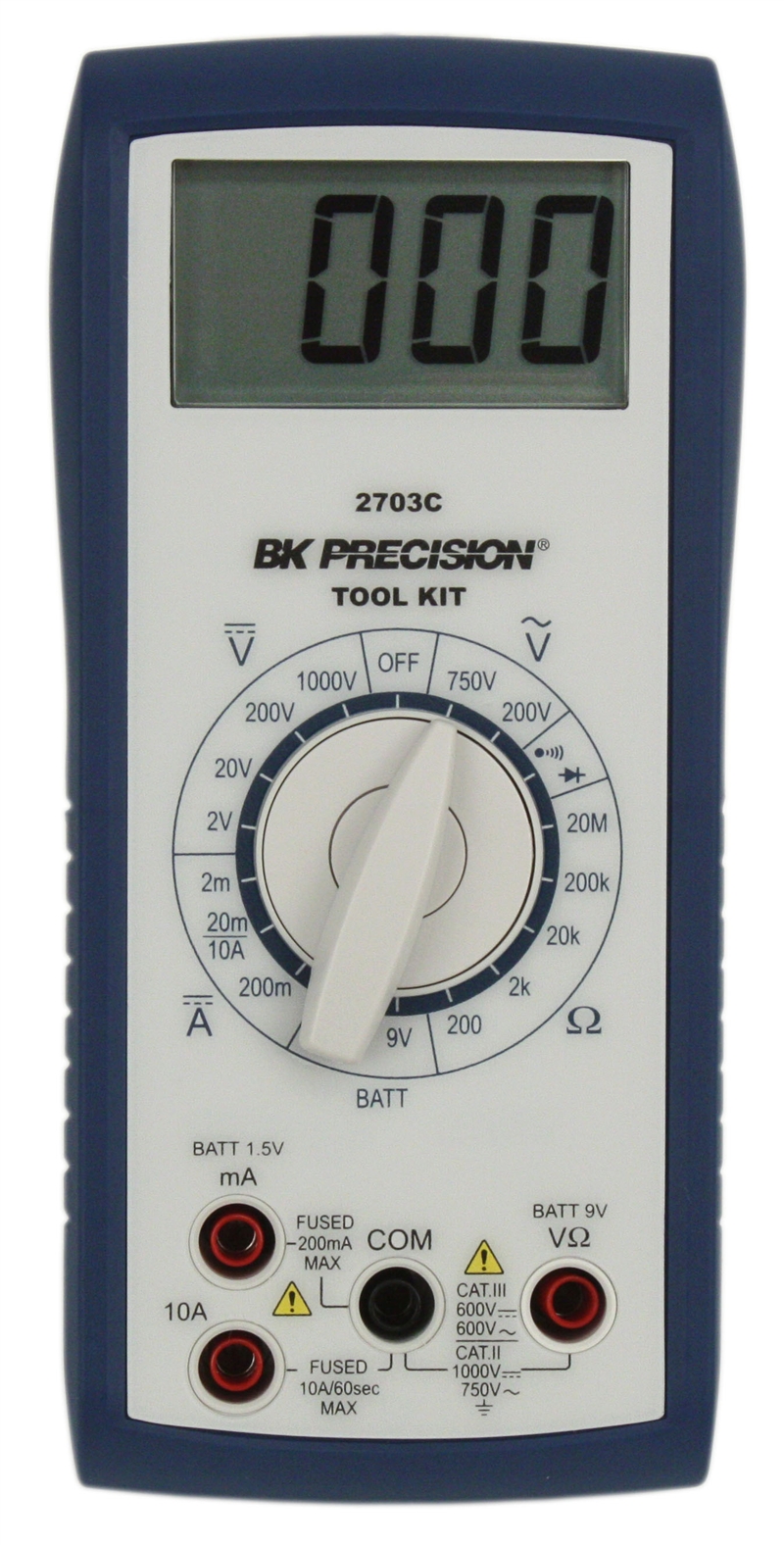2703C B&K Precision Manual Ranging Tool Kit DMM