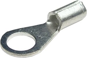 16-14 AWG 5/16" Non-Insulated Brazed Ring Connectors