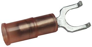 22-18 AWG #10 Nylon Flanged Spade Connectors